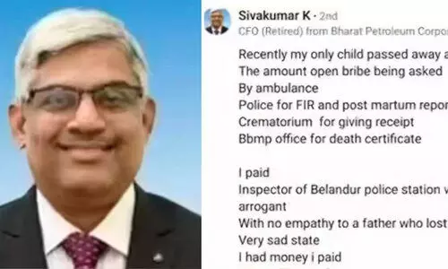 അ​വ​യ​വ​ദാ​ന​ത്തി​നും കൈ​ക്കൂ​ലി: എ​സ്.​ഐ​ക്കും കോ​ൺ​സ്റ്റ​ബി​ളി​നും സ​സ്​​പെ​ൻ​ഷ​ൻ