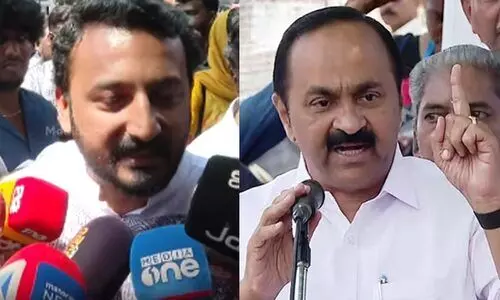 രാഹുൽ മാങ്കൂട്ടത്തിൽ വേദിവിട്ട് പോയാൽ വരാം; ആശ സമര സമാപനത്തിൽ രാഹുലിനോട് അടുക്കാതെ വി.ഡി. സതീശൻ, മടങ്ങിപ്പോയ രാഹുൽ ഉദ്ഘാടന ചടങ്ങിന് ശേഷം തിരിച്ചെത്തി