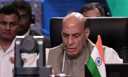 ‘ഇന്തോ- പസഫിക് മേഖലയിൽ അടിച്ചേൽപിക്കൽ അനുവദിക്കില്ല’  എ​ല്ലാ​വ​രു​ടെ​യും താ​ൽ​പ​ര്യ​ങ്ങ​ൾ സം​ര​ക്ഷി​ക്കുമെന്നും ​പ്രതിരോധ മ​ന്ത്രി രാ​ജ്നാ​ഥ് സി​ങ്