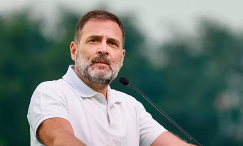 Modi not only scared of Trump, but also remote-controlled by big business, alleges Rahul Modi not only scared of Trump, but also remote-controlled by big business, alleges Rahul