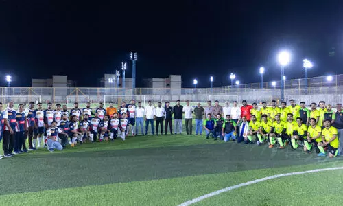 സം​ഗ​മം സോ​ക്ക​ർ 2025; ര​ണ്ടാം​വാ​രത്തി​ൽ എ​ൽ ഫി​യാ​ഗോ എ​ഫ്.സി​ക്ക് ജ​യം