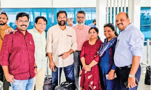 പി.​പി. സു​നീ​റി​ന് സ്വീ​ക​ര​ണം