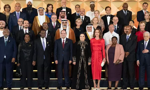 ഗ്രാൻഡ് ഈജിപ്ഷ്യൻ മ്യൂസിയം ഉദ്ഘാടനത്തിൽ പങ്കെടുത്ത് കിരീടാവകാശി