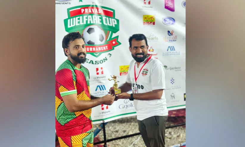 ടൂർണമെന്റിലെ മിന്നും താരമായി അജ്മൽ അജു ടൂർണമെന്റിലെ മിന്നും താരമായി അജ്മൽ അജു