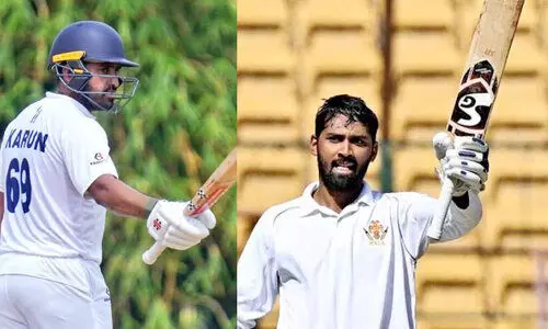 രഞ്ജി ട്രോഫി: കൂറ്റൻ സ്കോറുമായി കർണാടക; കേരളത്തിന് തകർച്ച