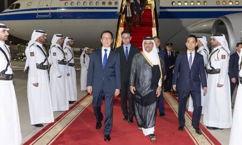 ചൈ​നീ​സ് വൈ​സ് പ്ര​സി​ഡ​ന്റി​ന് സ്വീ​ക​ര​ണം