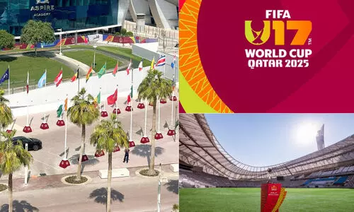 ഫി​ഫ അ​ണ്ട​ർ 17 ലോ​ക​ക​പ്പ്; ആ​സ്പ​യ​റി​ൽ ക​ളി​യു​ത്സ​വ​ത്തി​ന് ഇ​ന്ന് പ​ന്തു​രു​ളും