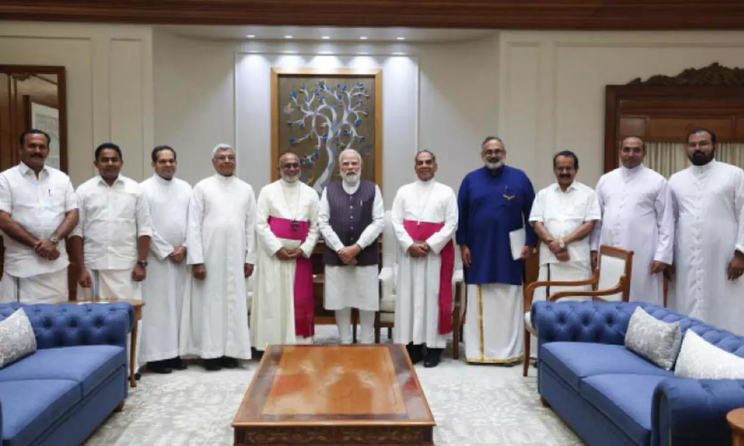 സിറോ മലബാർ സംഘം പ്രധാനമന്ത്രിയുമായി കൂടിക്കാഴ്ച നടത്തി
