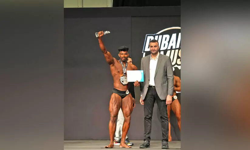 അന്താരാഷ്ട്ര ബോഡിബിൽഡിങ് മത്സരം; കരുത്ത് തെളിയിച്ച് ബഹ്റൈൻ മലയാളി അന്താരാഷ്ട്ര ബോഡിബിൽഡിങ് മത്സരം; കരുത്ത് തെളിയിച്ച് ബഹ്റൈൻ മലയാളി