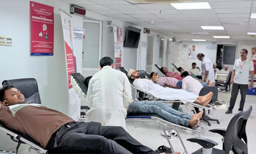 ജ്വാ​ല ഫ​ല​ജ് ര​ക്ത​ദാ​ന ക്യാ​മ്പ് സ​മാ​പി​ച്ചു