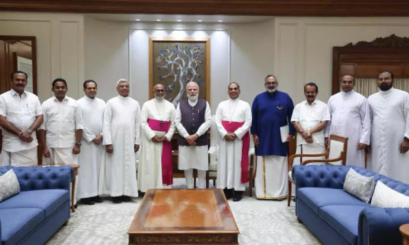 സിറോ മലബാർ സംഘം പ്രധാനമന്ത്രിയുമായി കൂടിക്കാഴ്ച നടത്തി