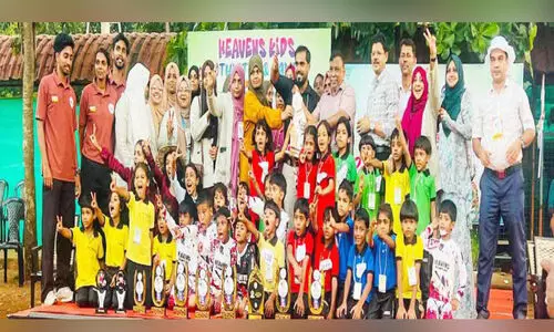 ഹെ​വ​ൻ​സ് കാ​യി​ക മേ​ള: അ​ൻ​സാ​ർ സ്കൂ​ളി​ന് കി​രീ​ടം