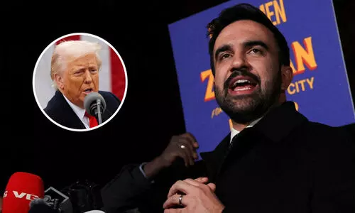 ലോകം ഉറ്റുനോക്കുന്ന മേയർ തെരഞ്ഞെടുപ്പ് ഇന്ന്; മംദാനി വിജയിച്ചാൽ ന്യൂയോർക്കിന് ഫെഡറൽ ഫണ്ടുകൾ നൽകില്ലെന്ന് ട്രംപിന്റെ ഭീഷണി ലോകം ഉറ്റുനോക്കുന്ന മേയർ തെരഞ്ഞെടുപ്പ് ഇന്ന്; മംദാനി വിജയിച്ചാൽ ന്യൂയോർക്കിന് ഫെഡറൽ ഫണ്ടുകൾ നൽകില്ലെന്ന് ട്രംപിന്റെ ഭീഷണി