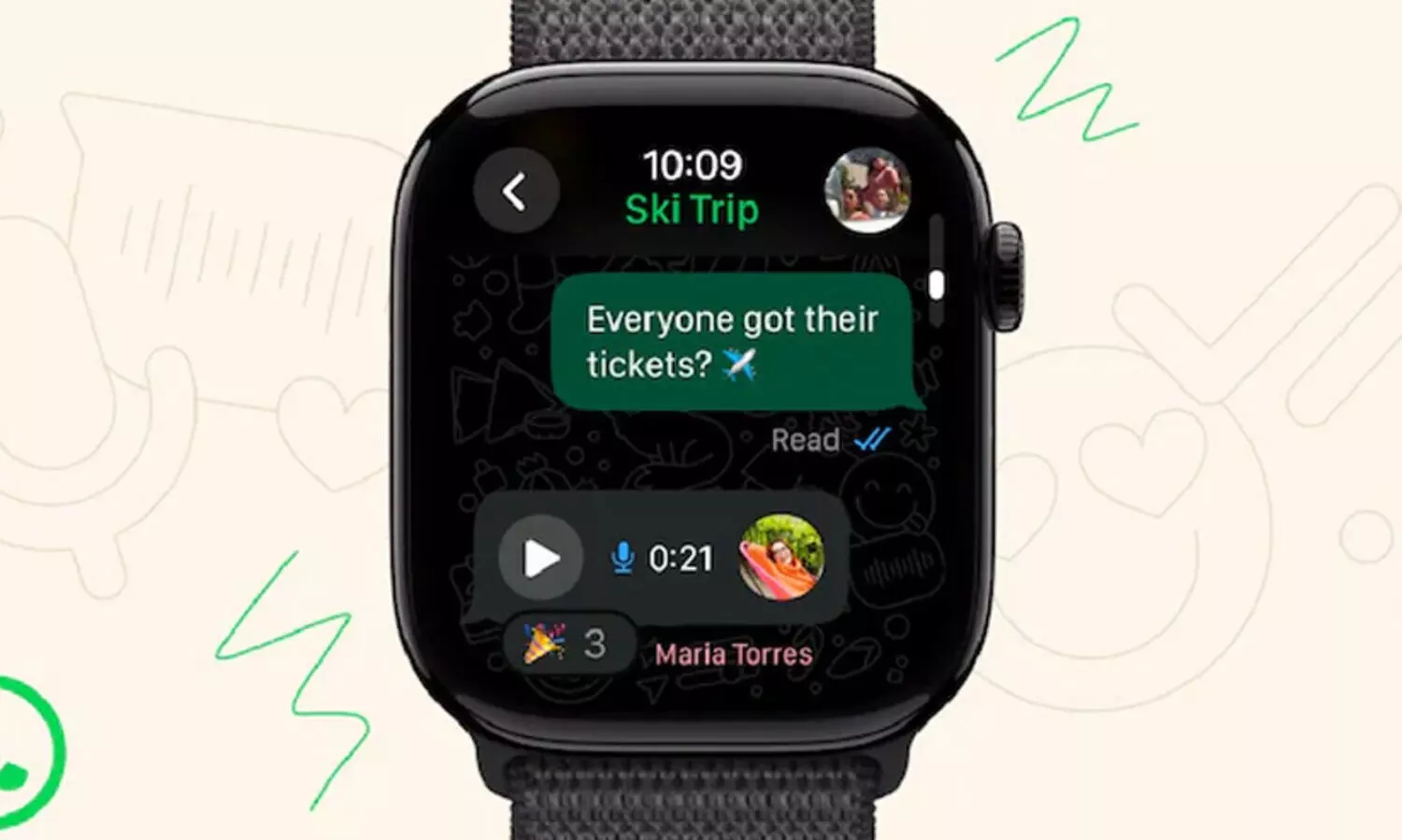 ഐഫോൺ ഉപയോഗിക്കാതെ തന്നെ വാച്ചിൽ മെസേജും വോയ്സ് നോട്ടും അയക്കാം; പുതിയ ആപ്പ് അവതരിപ്പിച്ച് വാട്സ്ആപ്പ്