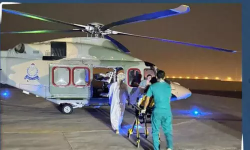 കപ്പലിൽ പരിക്കേറ്റ തുർക്കി പൗരനെ രക്ഷപ്പെടുത്തി കപ്പലിൽ പരിക്കേറ്റ തുർക്കി പൗരനെ രക്ഷപ്പെടുത്തി