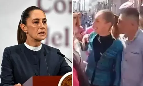 സുരക്ഷാവീഴ്ച; മെക്സിക്കൻ പ്രസിഡന്‍റിനെ ചുംബിക്കാൻ ശ്രമം -വിഡിയോ