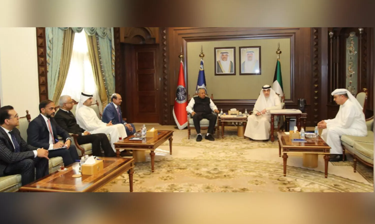 മുഖ്യമന്ത്രി പിണറായി വിജയൻ കുവൈത്ത് ഉപപ്രധാനമന്ത്രിയുമായി കൂടിക്കാഴ്ച നടത്തി