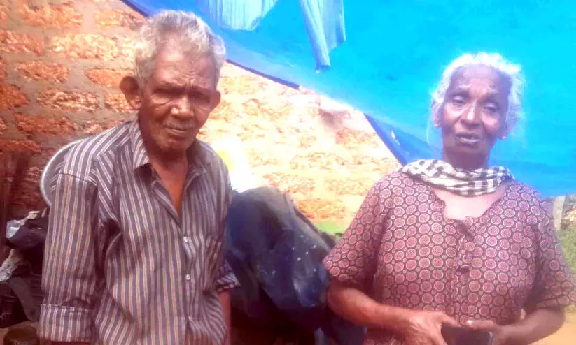 Anand and his wife Radha Mani Amma Anand and his wife Radha Mani Amma