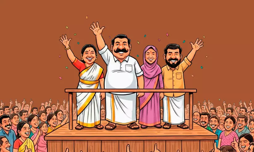 തദ്ദേശ തെരഞ്ഞെടുപ്പ്; സ്ഥാനാർഥികൾ കളത്തിൽ തദ്ദേശ തെരഞ്ഞെടുപ്പ്; സ്ഥാനാർഥികൾ കളത്തിൽ