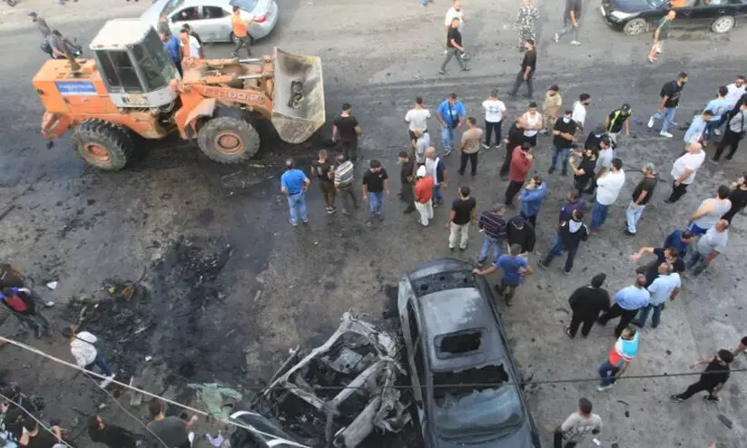 ദക്ഷിണ ലബനാനിൽ ഇസ്രായേൽ വ്യോമാക്രമണം; ലക്ഷ്യം ഹിസ്ബുല്ല കേന്ദ്രങ്ങളെന്ന് ഇസ്രായേൽ ദക്ഷിണ ലബനാനിൽ ഇസ്രായേൽ വ്യോമാക്രമണം; ലക്ഷ്യം ഹിസ്ബുല്ല കേന്ദ്രങ്ങളെന്ന് ഇസ്രായേൽ