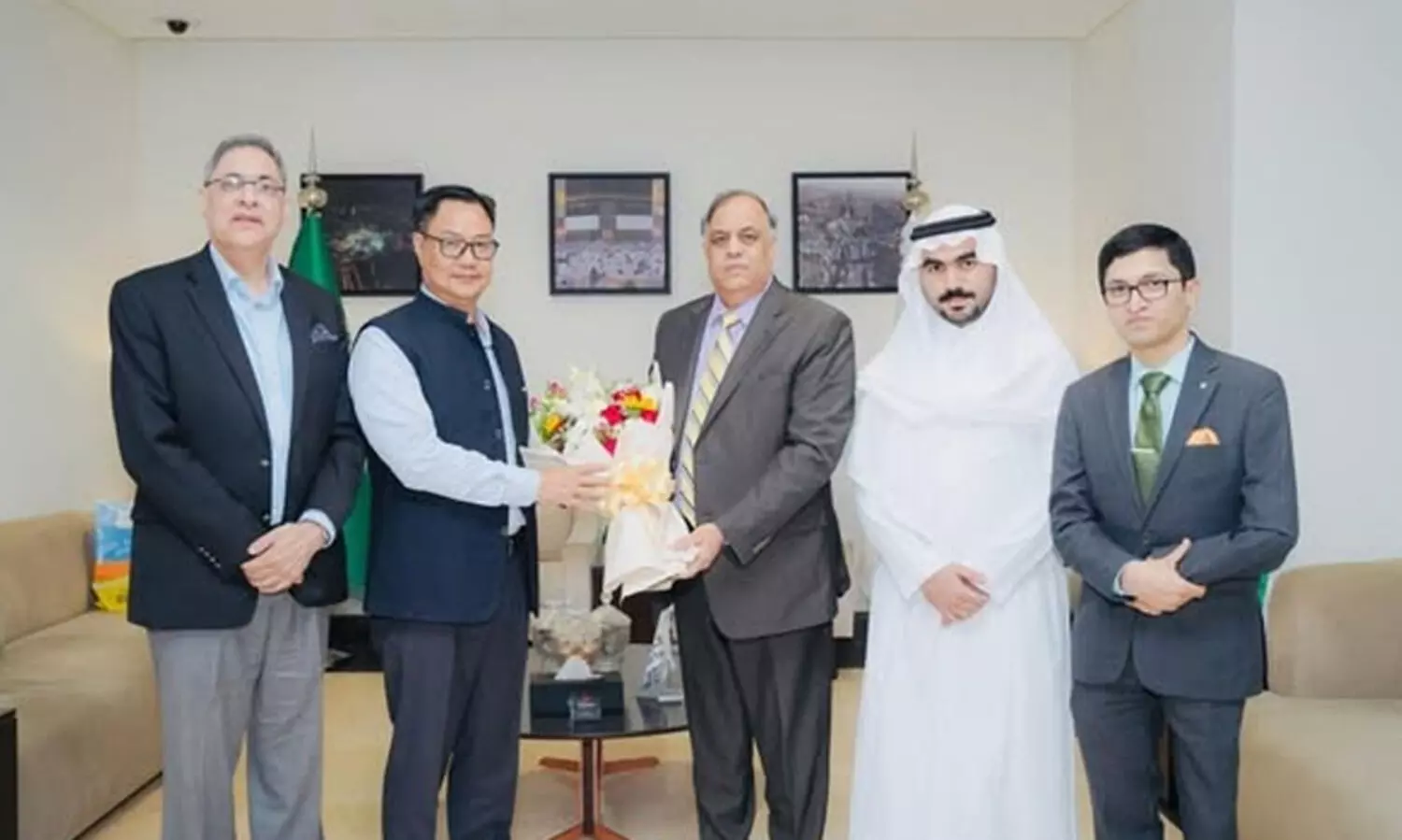 കേന്ദ്ര പാർലമെന്ററി കാര്യ-ന്യൂനപക്ഷ ക്ഷേമ മന്ത്രി കിരണ്‍ റിജിജു ജിദ്ദയിലെത്തി