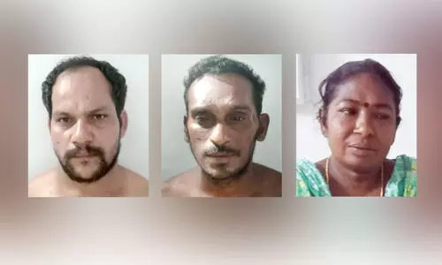 പിടിച്ചുപറി; സ്ത്രീയടക്കം മൂന്നുപേർ പിടിയിൽ