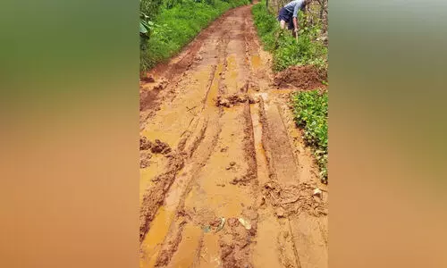 കണ്ടത്തുവയൽ വേരൻ കൊല്ലി റോഡ് ;10 ലക്ഷം പാഴായി