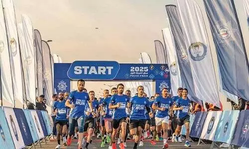 പൊ​ലീ​സ് റേ​സി​ൽ ആ​വേ​ശോ​ജ്ജ്വ​ല പ​ങ്കാ​ളി​ത്തം