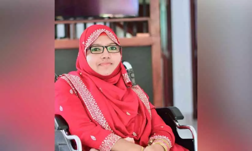 സാമൂഹികനീതി വകുപ്പ് പുരസ്കാരം: ശബ്ന പൊന്നാടിന്റെ നേട്ടങ്ങളിൽ ഒരു പൊൻതൂവൽ കൂടി