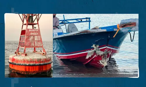 ഖസബ് തുറമുഖത്തിനടുത്ത് ബോട്ടപകടം; 15 പേരെ രക്ഷപ്പെടുത്തി