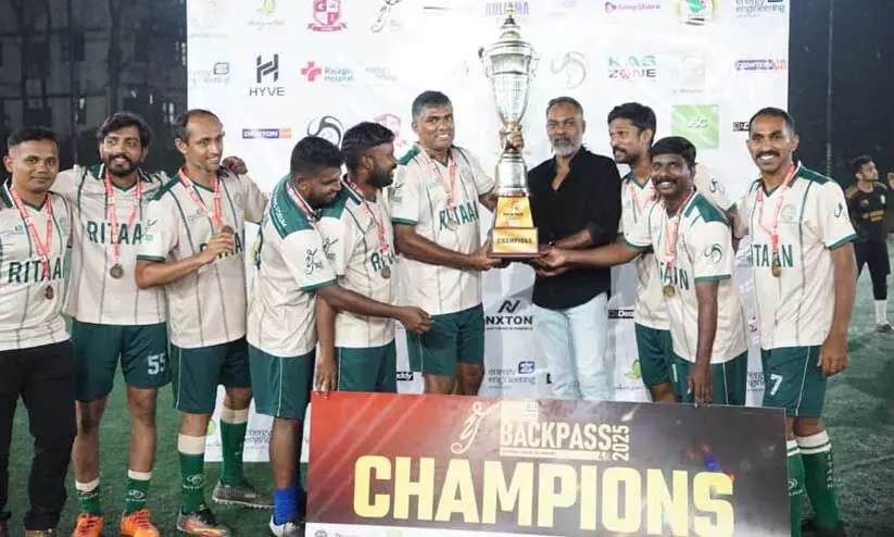 ബാക്ക്പാസ് 4.0 ഫുട്ബാൾ ടൂർണമെന്‍റിൽ തൃശൂർ ഗവ. എൻജിനീയറിങ് കോളജിന് കിരീടം