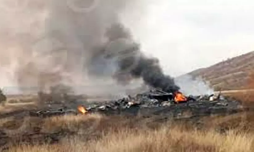 തുർക്കിയയുടെ സൈനിക വിമാനം തകർന്നു; വി​മാ​ന​ത്തി​ൽ 20 പേ​ർ