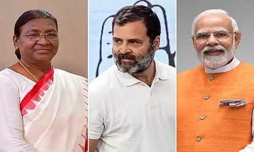 ഡൽഹി സ്ഫോടനത്തിൽ ദു:ഖം രേഖപ്പെടുത്തി ദ്രൗപദി മുർമുവും മോദിയും രാഹുലും