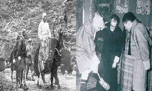 15,500 അടി ഉയരം, ചെങ്കുത്തായ കയറ്റവും ഇടുങ്ങിയ പാറക്കെട്ടുകളും; നെഹ്റുവിന്റെ അസാധാരണ ഭൂട്ടാൻ സന്ദർശനം ഓർമിപ്പിച്ച് ജയറാം രമേശ്