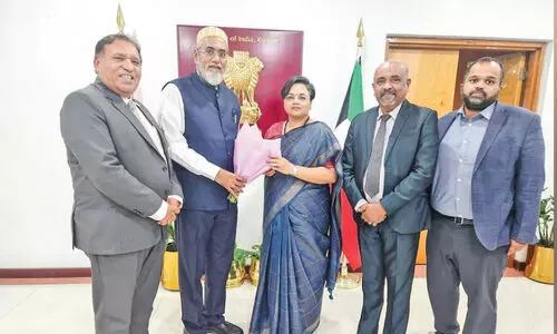 ഇന്ത്യന്‍ അംബാസഡറുമായി ഐ.ബി.പി.സി ഭാരവാഹികള്‍ കൂടിക്കാഴ്ച നടത്തി