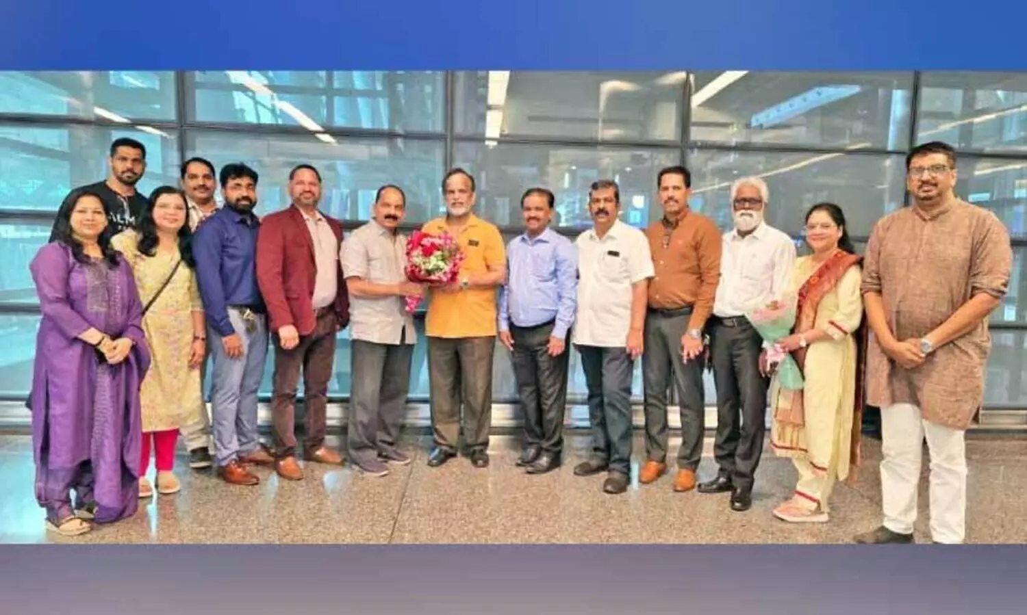 ഡോ. വി.പി. ഗംഗാധരന് സ്വീകരണം നൽകി