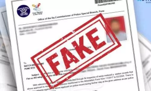 വ്യാ​ജ​രേ​ഖ ച​മ​ച്ചാ​ൽ 10 വ​ർ​ഷം വ​രെ ത​ട​വ്; ശ​ക്ത​മാ​യ മു​ന്ന​റി​യി​പ്പു​മാ​യി പൊ​ലീ​സ്