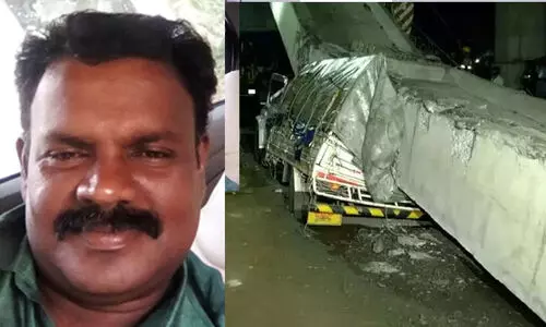 ‘പോയിട്ട് വാ, ഞങ്ങൾ പ്രാർഥിച്ചോളം എന്ന് അവനോട് പറഞ്ഞിരുന്നു​...; ദൂരയാത്ര പോകുമ്പോൾ എന്നോട് പറഞ്ഞിട്ടേ പോകാറുള്ളൂ..’ -ദേശീയപാത ഗർഡർ തകർന്ന് മരിച്ച രാജേഷിന്റെ പിതാവ്