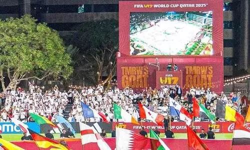 ആ​സ്പ​യ​റിൽ ക​ളി​യാ​വേ​ശം