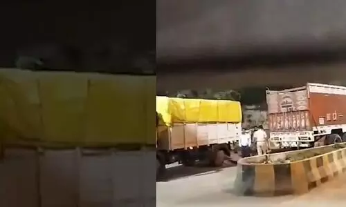 ബിഹാറിൽ രാത്രിയിൽ ഇ.വി.എമ്മുകൾ ട്രക്കിൽ ​കടത്തി ​വോട്ടെണ്ണൽ കേന്ദ്രത്തിലെത്തിച്ചുവെന്ന് ആർ.ജെ.ഡി; സി.സി.ടി.വി ഓഫാക്കിയെന്നും ആരോപണം; ദൃശ്യങ്ങൾ വൈറൽ