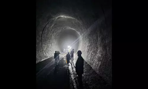 ഇടുക്കി ജല​വൈദ്യുത പദ്ധതി: ടണലിൽ പരിശോധന