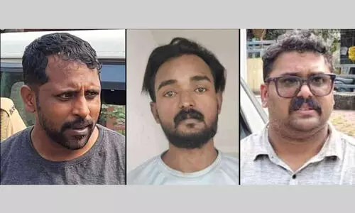 ബൈക്ക് തടഞ്ഞ് മൂന്നു ലക്ഷം കവർന്ന മൂന്നു പേർ അറസ്റ്റിൽ