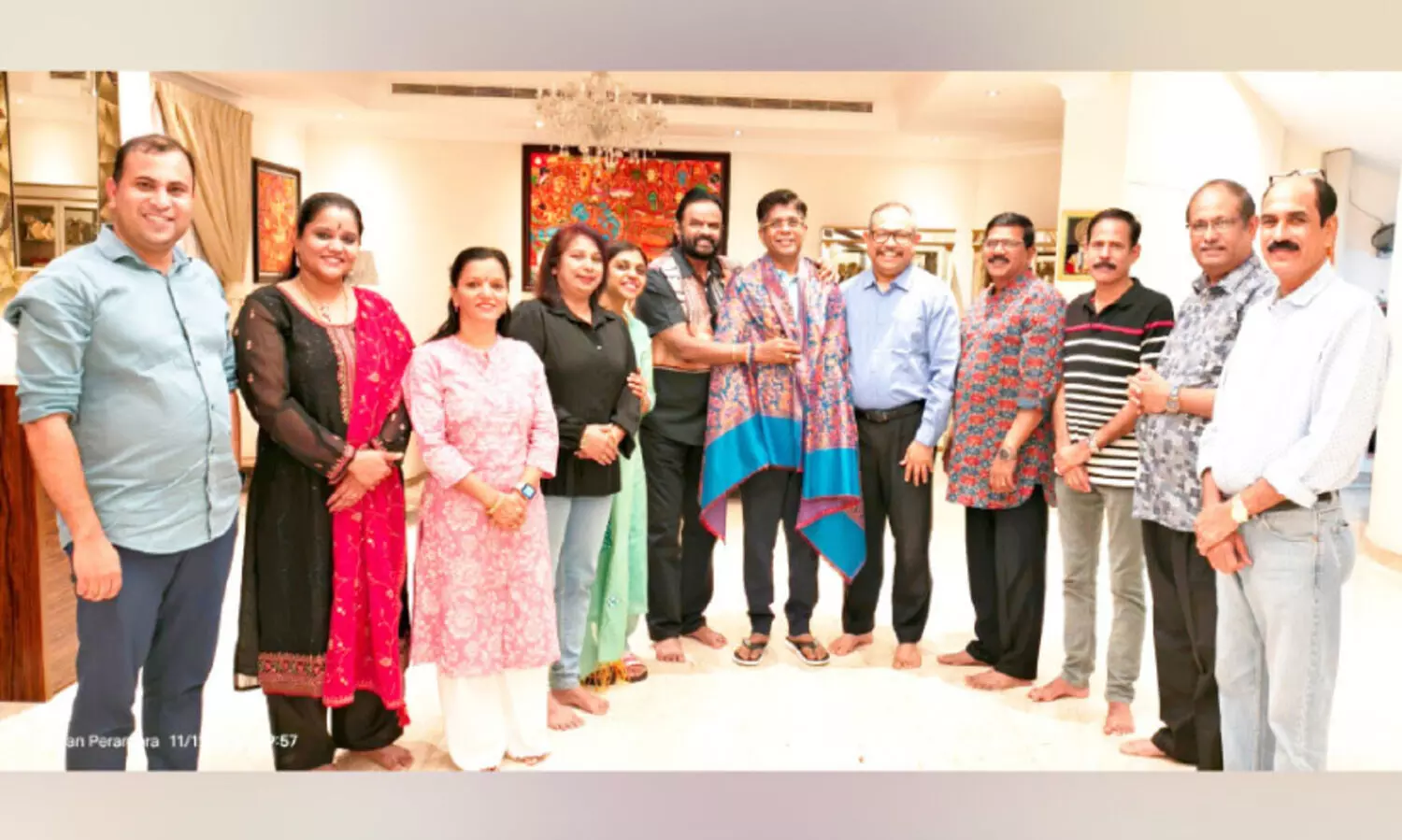 പ​മ്പാ​വാ​സ​ൻ നാ​യ​രെ പാ​ക്ട് ആ​ദ​രി​ച്ചു