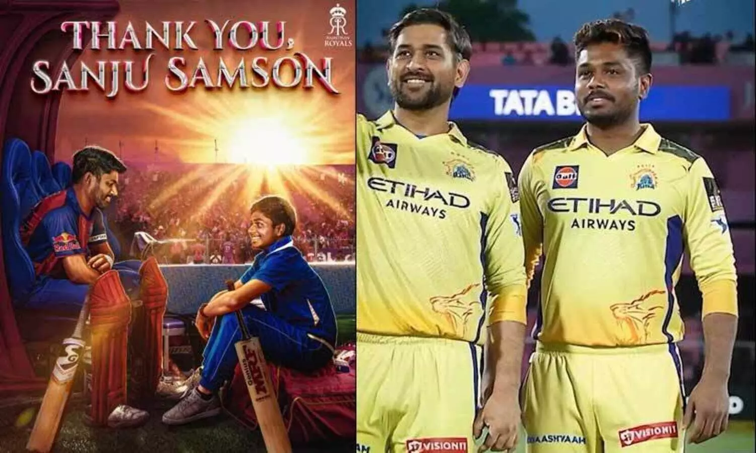 ‘ഇല്ലുമിനാറ്റി..’ പാടി സ്വാഗതം ചെയ്ത് ചെന്നൈ; നന്ദി പറഞ്ഞ് രാജസ്ഥാൻ; സഞ്ജുവിൽ ചെന്നൈയുടെ ലോങ് ടേം പ്ലാൻ