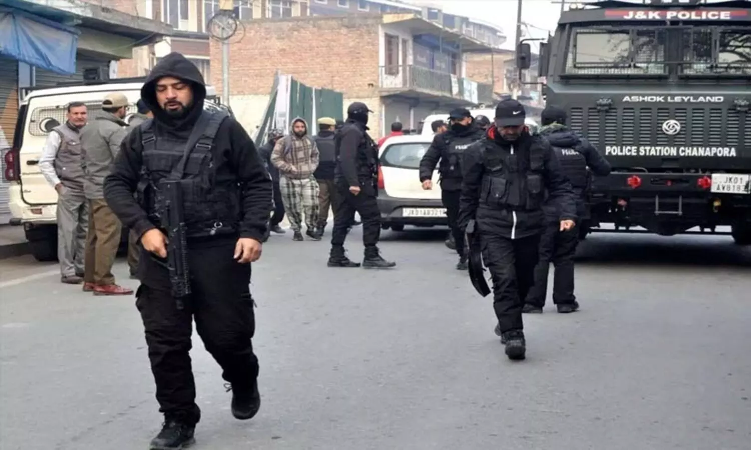 sreenagar police station blast