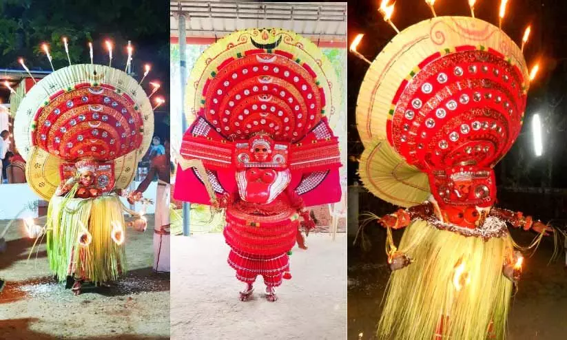 പരാളി അമ്മ തെയ്യം,കമ്മിയമ്മ തെയ്യം,രുദ്രാൽ ഭഗവതി