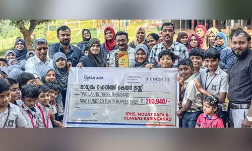 രോഗികൾക്ക് കരിങ്ങനാട് മൗണ്ട് സഫ, ഹെവൻസ് വിദ്യാർഥികളുടെ കാരുണ്യഹസ്തം