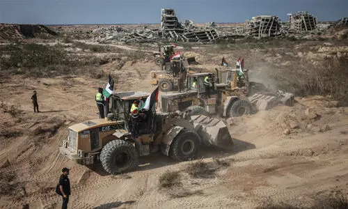 ഇസ്രാ​യേൽ സൈന്യത്തിനു പിന്തുണയേകാൻ അന്താരാഷ്ട്ര സേന ഗസ്സയി​ലേക്ക്; ഗസ്സയെ വിഭജിക്കുന്ന വൻ സൈനിക പദ്ധതിയുമായി യു.എസ്