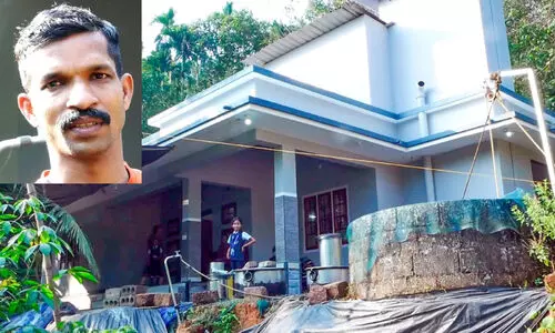 സ്വപ്രയ്തനത്തില്‍ വീട് നിർമിച്ച് സൈനികൻ