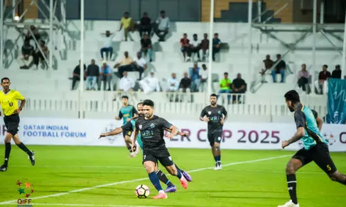 ഖി​ഫ് അ​ന്ത​ർ ജി​ല്ല ടൂ​ർ​ണ​മെ​ന്റ് ക്യു.​ആ​ർ.​ഐ തൃ​ശൂ​രി​ന് ജ​യം